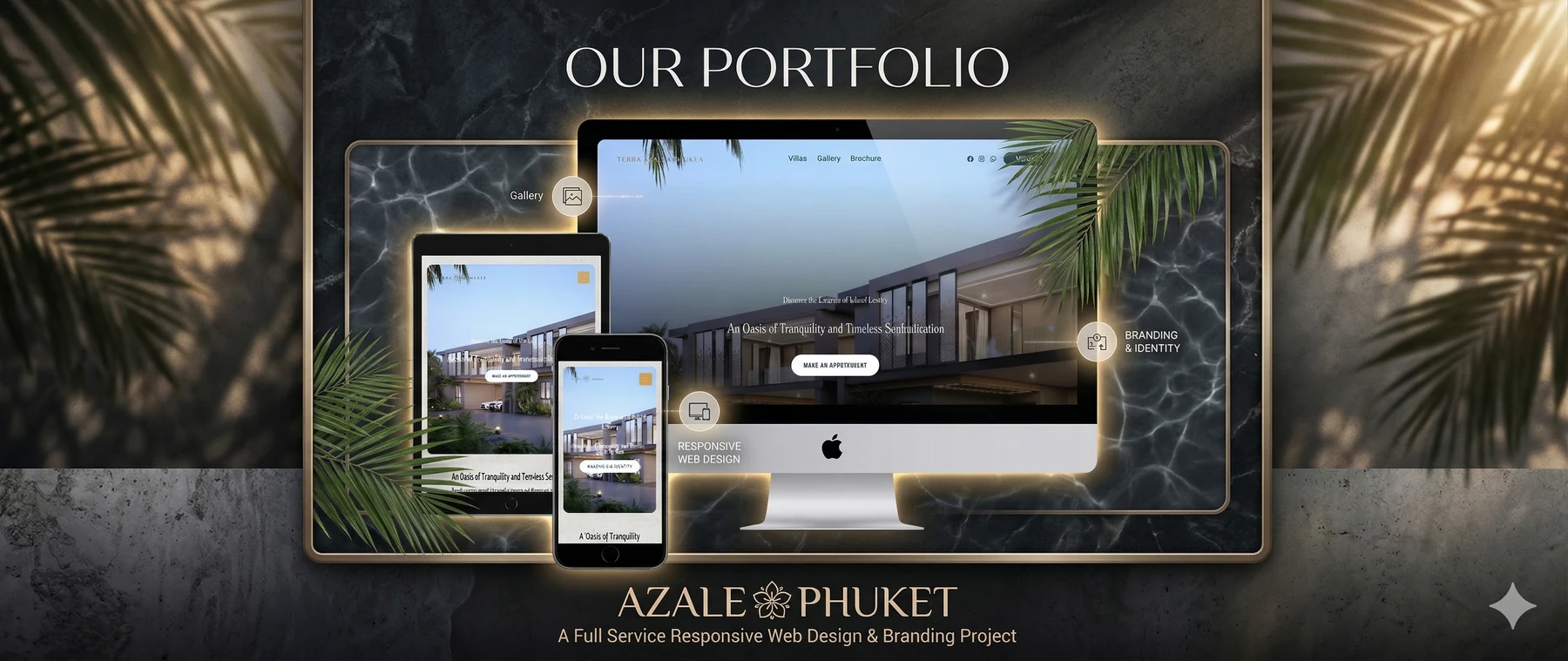 ผลงานเว็บไซต์ Azalea Phuket โดย WeWebStudio