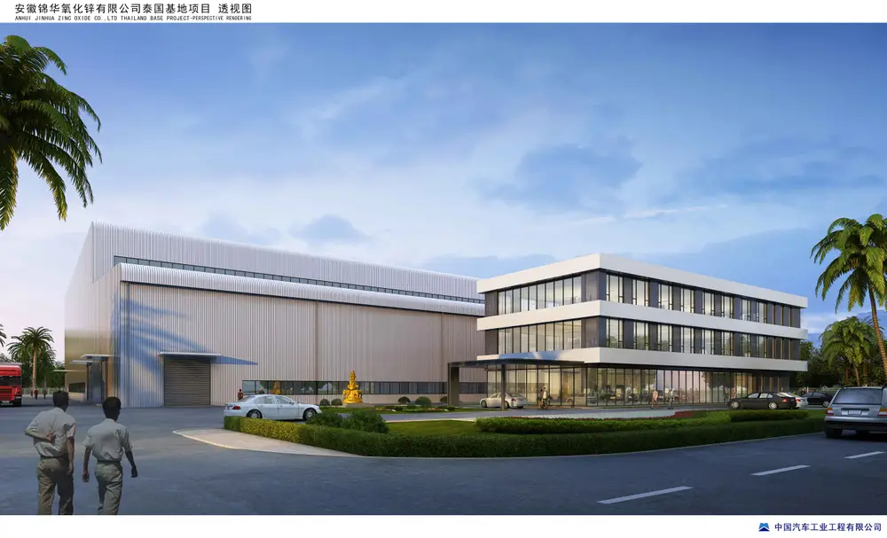 ผลงานเว็บไซต์ Jinhua Zinc Technology Thailand ผู้ผลิตซิงค์ออกไซด์ โดย WeWebStudio